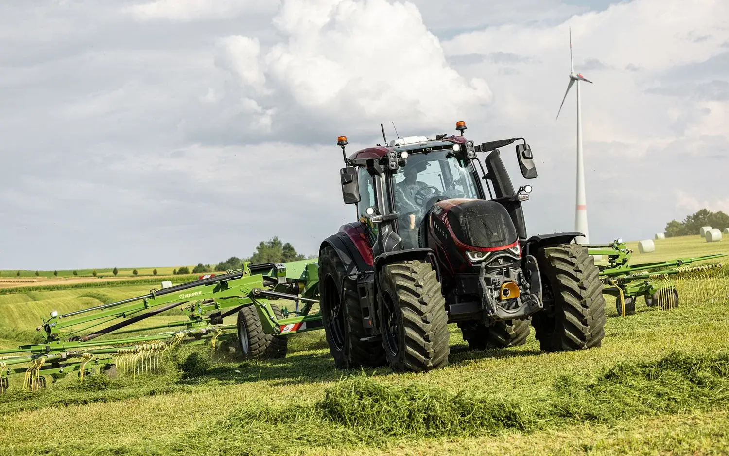 Valtra série T équipé pour les travaux d’agriculture de précision